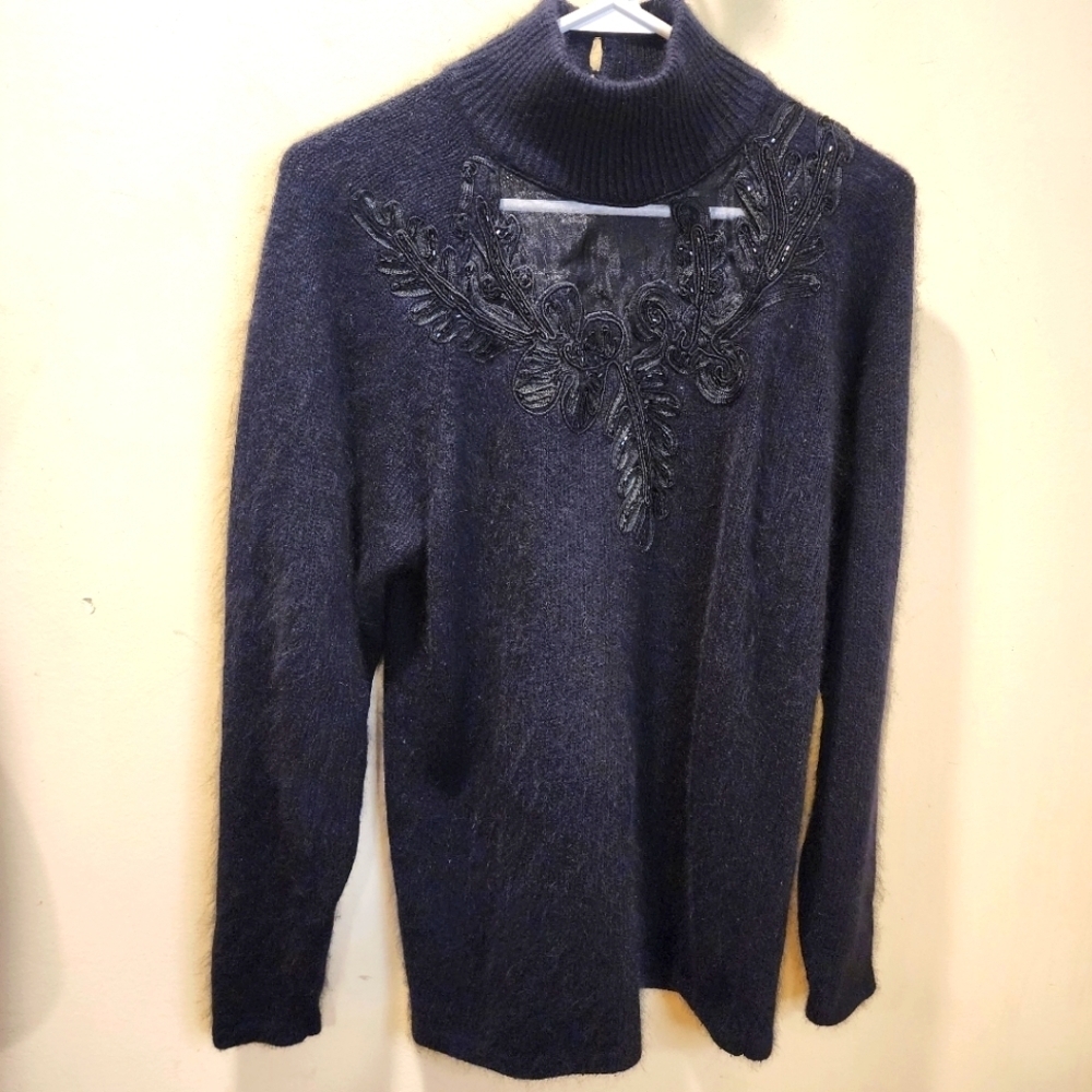 IB DIFFUSION Women's Vintages Black Silk blend size S